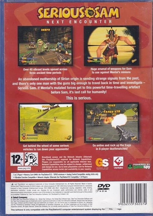 Serious Sam the Next Encounter - PS2 (B Grade) (Genbrug)
